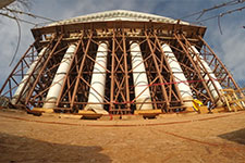 Rotunda under construction