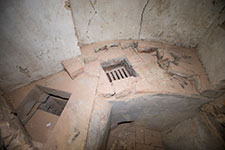 View of chemical hearth found in the Rotunda