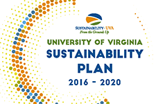 Cover of the new UVA Sustainability Plan