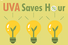 UVA Saves Hour graphic
