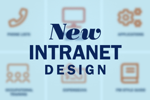 New intranet design