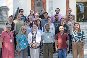 Numerous UVA lab researchers grouped together