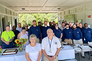 Mike Staton's retirement party
