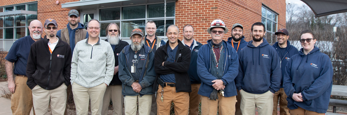 Group photo of C&RS employees