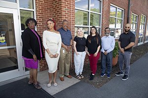 Group photo of Customer Support Center staff