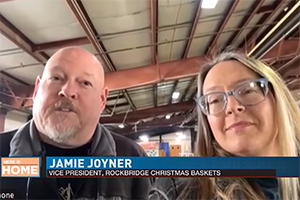 Jamie Joyner appears in a news interview by WDBJ