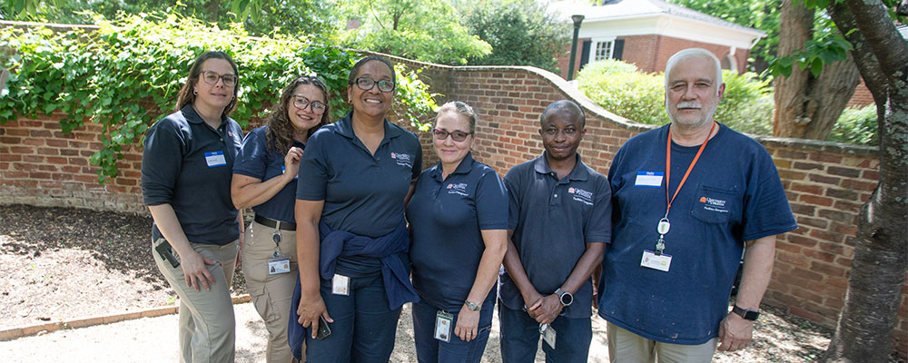 Facilities Management employees participating in the VISAS program