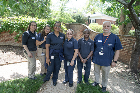Facilities Management employees participating in the VISAS program