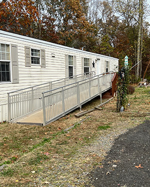 Exterior of a home worked on by Soldiers of Hope