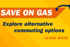 Save on gas - Explore alternative commuting options
