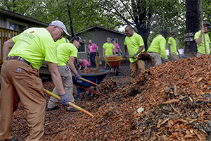 Facilities Management employees participate in 33rd annual Day of Caring.