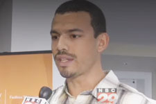 A UVA FM apprentice being interviewed by NBC29