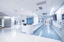Interior shot of the University Hospital Expansion tower