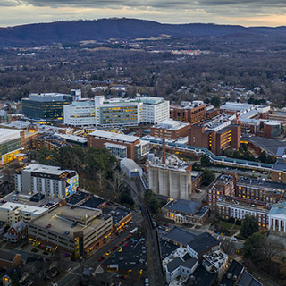 Birds-eye view of the Main Heat Plant