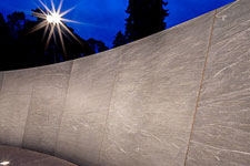 Interior wall of the Memorial to Enslaved Laborers