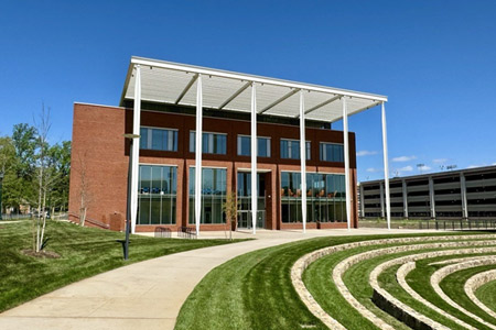 Architectural rendering of the completed School of Data Science
