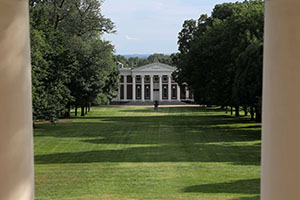 University Lawn after repair