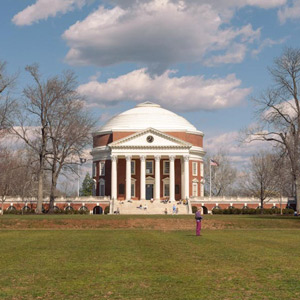 View of the Rotunda from the Lawn