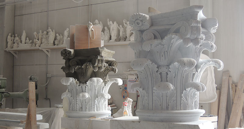 Models of the Rotunda capitals
