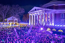 Crowd at the Lighting of the Lawn 2016