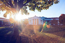 The south Lawn at University of Virginia