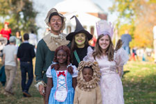 Trick-or-Treaters visit UVA's Lawn