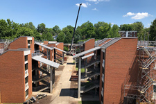 Aerial view of Lambeth Field apartments