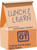 Lunch & Learn from Occupational Programs written on a lunchbag