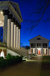 The Academical Village at twilight