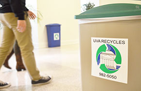 UVA recycle bin
